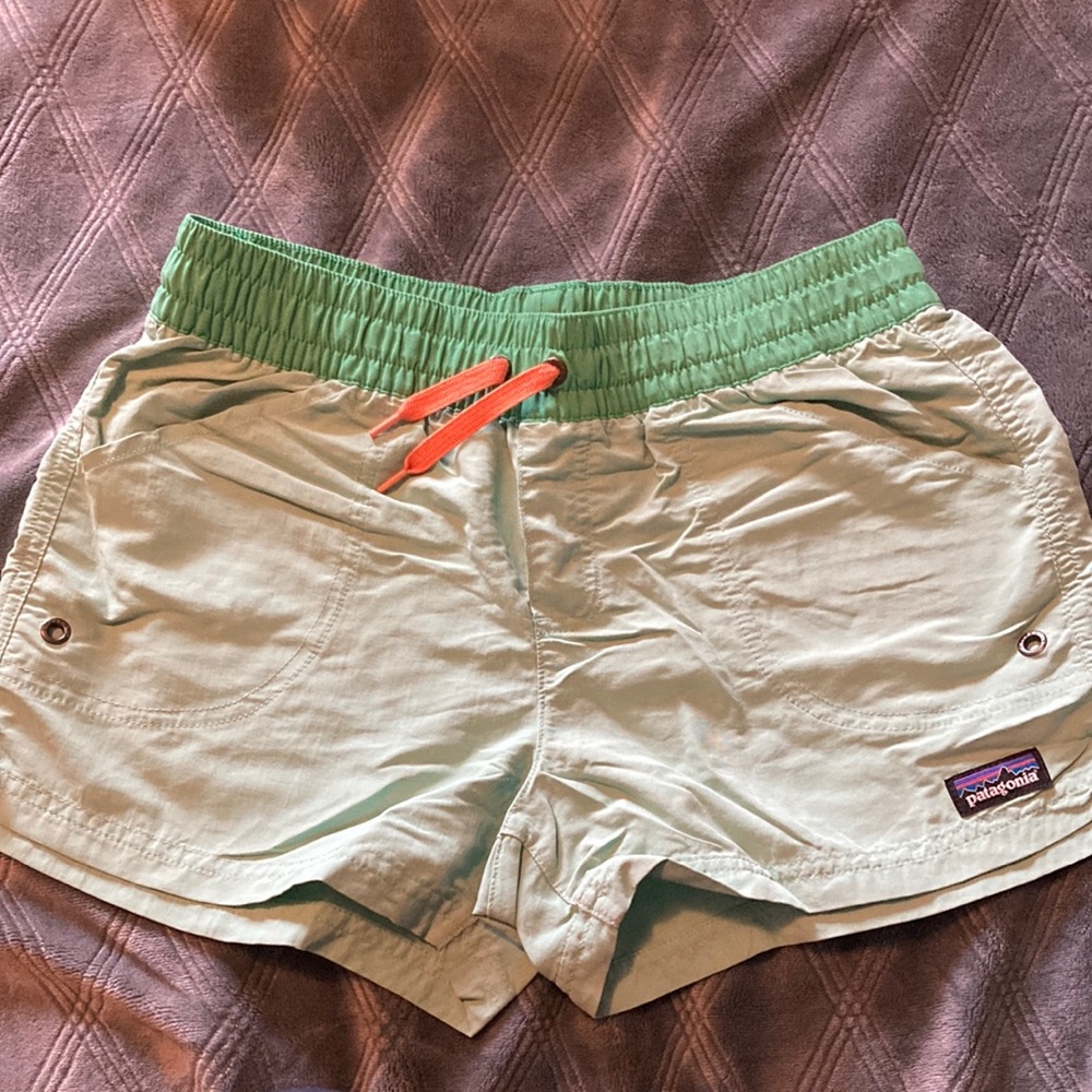Light green Patagonia shorts
